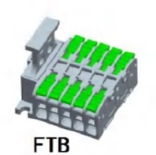 PCB Terminal Blocks, Connectors and Fuse Holders - Screwless - Push Wire - CFB-VIA-S05-L04