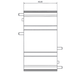DIN Rail Enclosures and Accessories - DIN Rail 72mm Supports - DIME-M-FS-5000