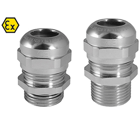 Cable Glands/Grommets - Nickel Plated Brass Metric Cable Glands - K102-1040-50-EX