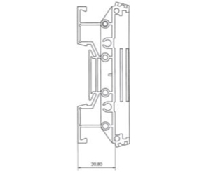DIN Rail Enclosures and Accessories - DIN Rail 72mm Supports - DIME-M-SEF1125