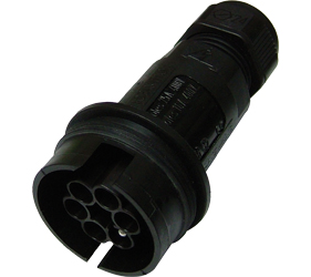 Weatherproof/Waterproof Connectors - TeePlug & Sockets - THB.408.A2E