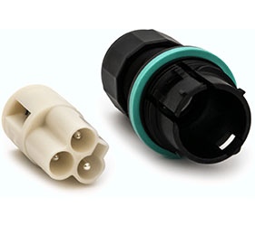 Weatherproof/Waterproof Connectors - TeePlug & Sockets - THB.384.A1A.AG