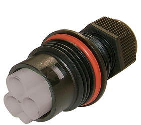 Weatherproof/Waterproof Connectors - TeePlug & Sockets - THF.384.L1A