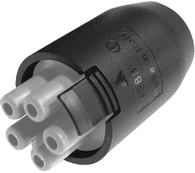 Weatherproof/Waterproof Connectors - TeePlug & Sockets - THF.388.B5A