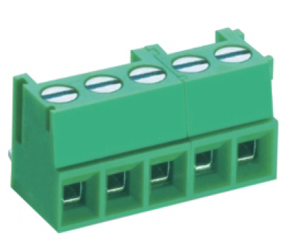 PCB Terminal Blocks, Connectors and Fuse Holders - Rising Clamp - Single Row - TL004R-24PGS