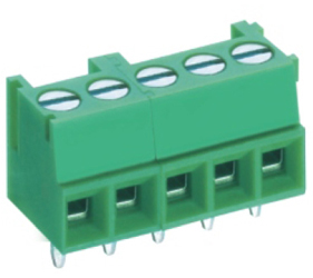 PCB Terminal Blocks, Connectors and Fuse Holders - Rising Clamp - Single Row - TL004V-09PGS