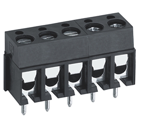 PCB Terminal Blocks, Connectors and Fuse Holders - Through Hole Mount/Wire Protected - TL200V-04P5KC