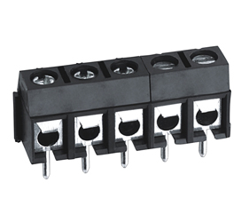PCB Terminal Blocks, Connectors and Fuse Holders - Through Hole Mount/Wire Protected - TL201V-12P5KC