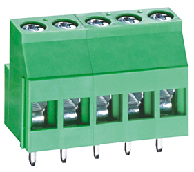 PCB Terminal Blocks, Connectors and Fuse Holders - Rising Clamp - Single Row - TL212V-05P5GS