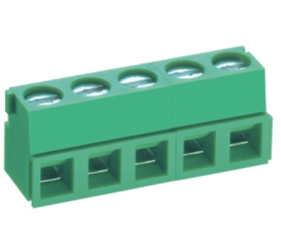 PCB Terminal Blocks, Connectors and Fuse Holders - Rising Clamp - Single Row - TL215R-24PGS