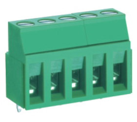 PCB Terminal Blocks, Connectors and Fuse Holders - Rising Clamp - Single Row - TL217V01-05PGS