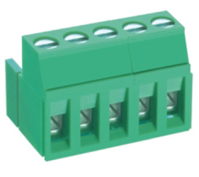 PCB Terminal Blocks, Connectors and Fuse Holders - Rising Clamp - Single Row - TL218R-04PGS