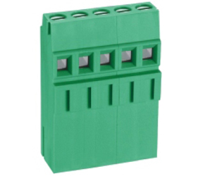 PCB Terminal Blocks, Connectors and Fuse Holders - Rising Clamp - Single Row - TL313V-07PGS