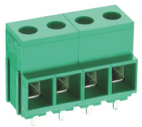 PCB Terminal Blocks, Connectors and Fuse Holders - Rising Clamp - Single Row - TL800V-06PGS