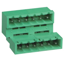 PCB Terminal Blocks, Connectors and Fuse Holders - Pluggable Pin Header (Male) - Double Decker PCB Header - TLPHDC-303R-44P