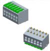 PCB Terminal Blocks, Connectors and Fuse Holders - Screwless - Push Wire - CPT-SLB-5.50R-04GL