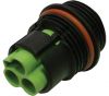 Weatherproof/Waterproof Connectors - TeePlug & Sockets - THB.385.A1A.AG