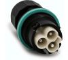 Weatherproof/Waterproof Connectors - TeePlug & Sockets - THB.384.A1A.AG