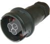 Weatherproof/Waterproof Connectors - TeePlug & Sockets - THF.405.A2B