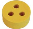 Weatherproof/Waterproof Connectors - Accessories - 600012600 - 3 Hole yellow grommet reducer insert