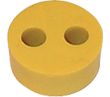 Weatherproof/Waterproof Connectors - Accessories - 600030600 - 2 Hole yellow grommet reducer insert