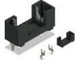 PCB Terminal Blocks, Connectors and Fuse Holders - Fuse Holders - DFH14N - 5x20mm Semi Enclosed Fuse Holder 22.6mm Pitch PCB Mount Fuse holder
,suitable for 5x20 fuses. Made from a high quality
PA66 that features UL94-V0 flammability
resistance, rated up to 20A.