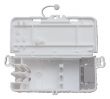 Debox® - Debox® - EJB-DBN-11-04-05-WW - Debox V is the smallest junction box on the market that can accommodate 5 x 3-way connectors.
Debox V is ideal for electricians who prefer to use their own connectors, but are looking for a quality, junction box that saves valuable time and makes installation easier. Also there is no need to use a screwdriver to securely join wires and mount the box itself.