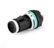 Weatherproof/Waterproof Connectors - Micro TeePlug & Sockets - THB.381.M3A - Micro Socket 3 Pole M11 IP68/IP69K 10A 500V 1 cable entry