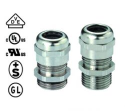 Cable Glands/Grommets - Nickel Plated Brass Metric Cable Glands - 50.663 M-L