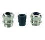 Cable Glands/Grommets - Nickel Plated Brass PG Cable Glands - 110906 - Wadi cable gland PG 9-10 thread length 10, min/max cable dia 5-10 sealing insert material Nitrile rubber