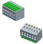 PCB Terminal Blocks, Connectors and Fuse Holders - Screwless - Push Wire - CPT-SLB-5.50R-05GL - Screwless PCB Type terminal Block, 5-Pole