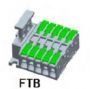PCB Terminal Blocks, Connectors and Fuse Holders - Screwless - Push Wire - CFB-VIA-S05-L04 - Screwless, Fused Terminal Block, 4-Pole