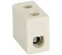 Emech Terminals/Accessories - Steatite Ceramic High Temp. Blocks - DESTB-0251 - 1 Pole steatite steatite ceramic high temperature blocks terminal 32a 450v