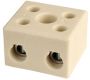 Emech Terminals/Accessories - Steatite Ceramic High Temp. Blocks - DESTB-1002 - 2 Pole steatite steatite ceramic high temperature blocks terminal 57a 750v