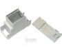 DIN Rail Enclosures and Accessories - DIN Rail Enclosures - DNMB/2V/2E - 73mm Vented DIN Rail enclosures with open top, enclosure 2