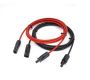 Solar Power Connection - Solar Power Extension Cables - CPV-EC5-1T1-B03 - A pair of MC4 Solar PV extension cables, 1 x Red & 1 x Black, DC to DC,  6mm diameter, length 3 metres with Male & Female CPV-KC5-1T1-I connectors, rated to 1,500V