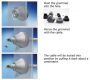 Cable Glands/Grommets - Grommets - 14 582 24 - A cable seal that is very simple to use and does not require any installation tools. This rubber grommet has a pop-out membrane ensuring a round hole every time, safeguarding the IP67 rating.
Measurements: D = 35mm, H = 24.8mm, H1 = 17.6mm, Panel hole daimeter = 29mm, Panel wall = 1.4mm