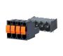 PCB Terminal Blocks, Connectors and Fuse Holders - Plug and Socket PCB Terminal Blocks - SP06503VBPC - 3 Pole vertical spring PCB terminal block 5mm pitch 12A 250V