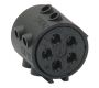 Weatherproof/Waterproof Connectors - TeeDrum - THB.021.B3A - 5 Pole compact TeeDrum wire protector terminal