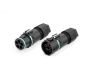 Weatherproof/Waterproof Connectors - TeePlug & Sockets - THB.389.A5E.R - Mini Plug, 5 pole Screw terminal THB.189.A5E, 6mm to 13mm cable diameter, IP68 rated 17.5A (AC/DC), 500V, 1 cable entry and Micro Socket, 5 pole Screw terminal THB.189.B5E, 6mm to 13mm cable diameter, IP68 rated 17.5A (AC/DC), 500V, 1 cable entry. Contact Marking: 1 - 2 - 3/L - N - E