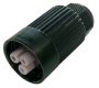 Weatherproof/Waterproof Connectors - TeePlug & Sockets - THF.384.B1A - TeePlug Powersocket 3 pole Crimp terminal 7mm to 12mm cable diameter, 1.5 mm max conductor size IP66-68 17.5A 400V 1 cable entry