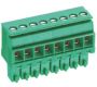 PCB Terminal Blocks, Connectors and Fuse Holders - Pluggable Cable Mounting - Pluggable (Female) - TLPS-001R-18P - 18 Pole Cable mount - Female plug Screw Rising clamp Horizontal 3.5mm pitch 8A(UL) 300V(UL)