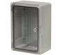 Enclosures - Door Enclosures - DED012 - IP65, IK08 Lockable transparent door plastic enclosure 350x250x150