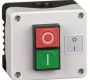 Control Stations - Dual Pushbutton, Single Switch Housing - 1DE.01.10AB - Grey cover, black base, double push button red/green