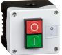 Control Stations - Dual Pushbutton, Single Switch Housing - 2DE.01.10AB - Grey cover, black base, double push button red/green