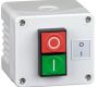 Control Stations - Dual Pushbutton, Single Switch Housing - 2DE.01.10AG - Grey cover, grey base, double push button red/green