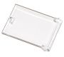 DIN Rail Enclosures and Accessories - Accessories - DNMB/2HPC - 60mm & 73mm Hinged panel cover clear, enclosure 2