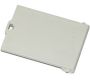 DIN Rail Enclosures and Accessories - Accessories - DNMB/2HPG - 60mm & 73mm Hinged panel cover grey, enclosure 2