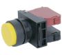 Switches and Lamps - Switches - DPB22-E11G - Elevation head push button switch 1a 1b green cap