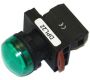 Switches and Lamps - Lamps - DPL22-GE - Pilot lamp round head green cap AC.DC100-120V